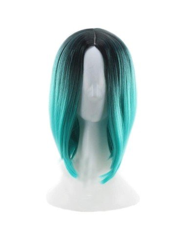 ⭐  Peluca Balayage Cosplay Degradee Kanekalon 30cm Uso Diario