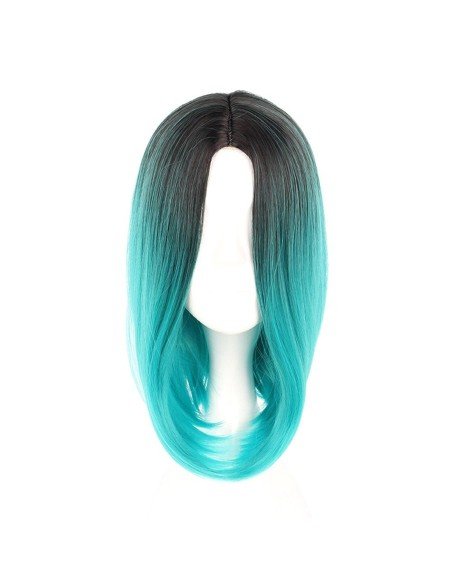 ⭐  Peluca Balayage Cosplay Degradee Kanekalon 30cm Uso Diario