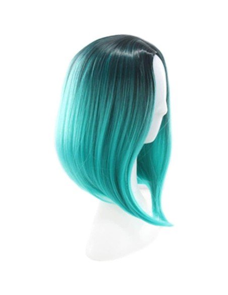 ⭐  Peluca Balayage Cosplay Degradee Kanekalon 30cm Uso Diario