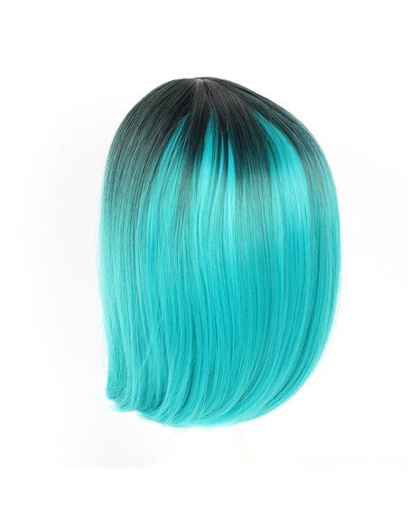 ⭐  Peluca Balayage Cosplay Degradee Kanekalon 30cm Uso Diario