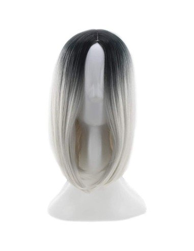 ⭐  Peluca Balayage Cosplay Degradee Kanekalon 30cm Uso Diario