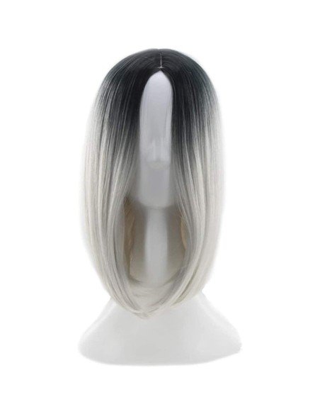 ⭐  Peluca Balayage Cosplay Degradee Kanekalon 30cm Uso Diario ⭐  Peluca Balayage Cosplay Degradee Kanekalon 30cm Uso Diario