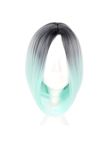 ⭐  Peluca Balayage Cosplay Degradee Kanekalon 30cm Uso Diario