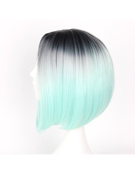 ⭐  Peluca Balayage Cosplay Degradee Kanekalon 30cm Uso Diario