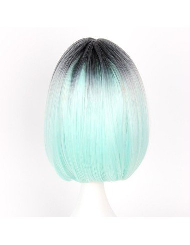 ⭐  Peluca Balayage Cosplay Degradee Kanekalon 30cm Uso Diario