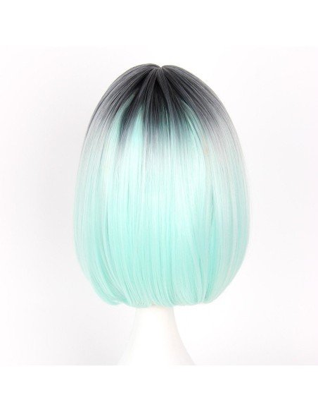 ⭐  Peluca Balayage Cosplay Degradee Kanekalon 30cm Uso Diario