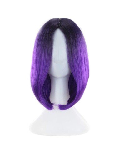 ⭐  Peluca Balayage Cosplay Degradee Kanekalon 30cm Uso Diario