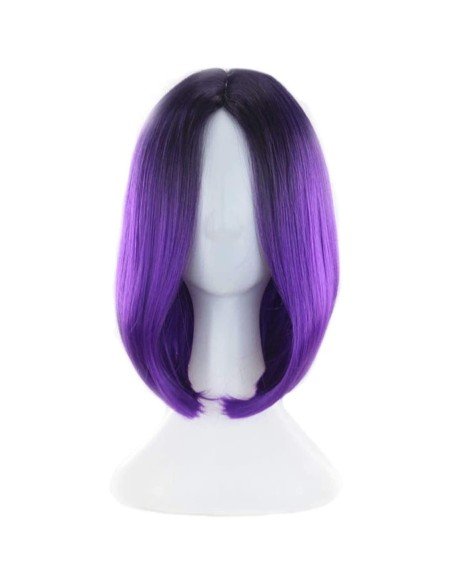 ⭐  Peluca Balayage Cosplay Degradee Kanekalon 30cm Uso Diario