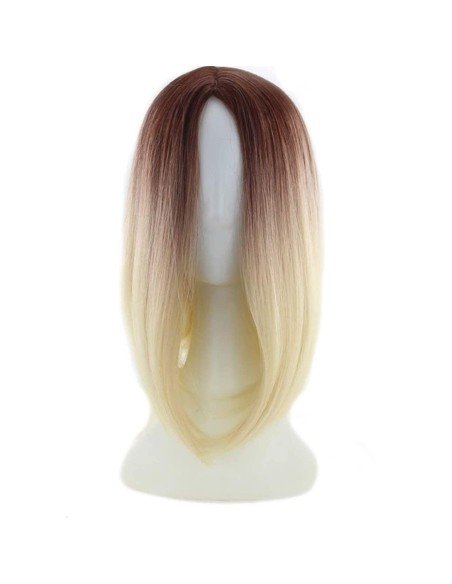 ⭐  Peluca Balayage Cosplay Degradee Kanekalon 30cm Uso Diario