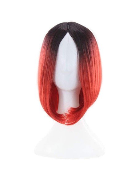 ⭐  Peluca Balayage Cosplay Degradee Kanekalon 30cm Uso Diario