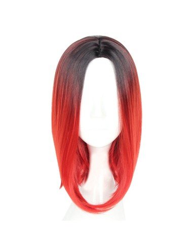 ⭐  Peluca Balayage Cosplay Degradee Kanekalon 30cm Uso Diario