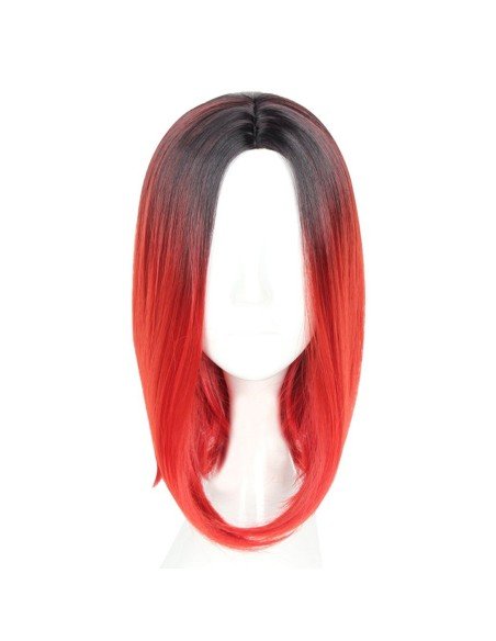 ⭐  Peluca Balayage Cosplay Degradee Kanekalon 30cm Uso Diario