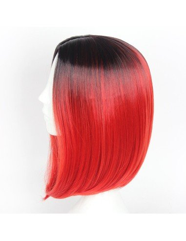 ⭐  Peluca Balayage Cosplay Degradee Kanekalon 30cm Uso Diario