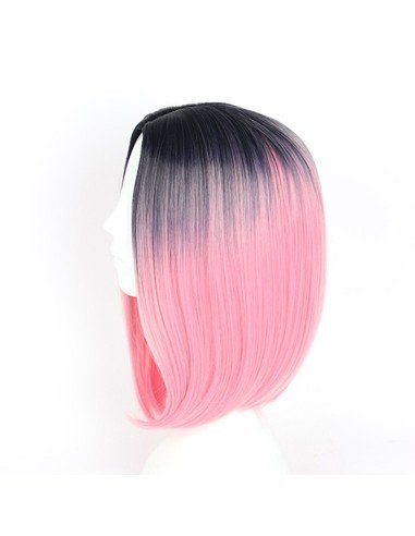 ⭐  Peluca Balayage Cosplay Degradee Kanekalon 30cm Uso Diario