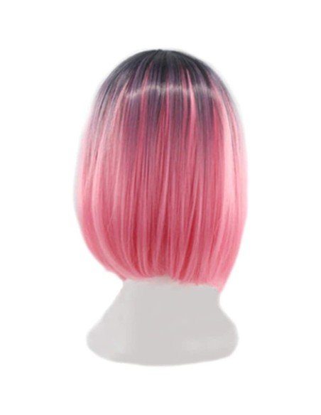 ⭐  Peluca Balayage Cosplay Degradee Kanekalon 30cm Uso Diario