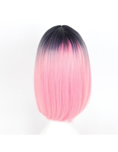 ⭐  Peluca Balayage Cosplay Degradee Kanekalon 30cm Uso Diario