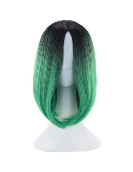 ⭐  Peluca Balayage Cosplay Degradee Kanekalon 30cm Uso Diario