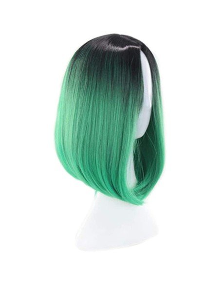 ⭐  Peluca Balayage Cosplay Degradee Kanekalon 30cm Uso Diario