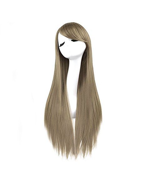 ⭐ Peluca de Kanekalon Lisa 80 Cm Cosplay Cabello largo