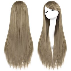 ⭐ Peluca de Kanekalon Lisa 80 Cm Cosplay Cabello largo