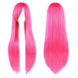 ⭐ Peluca de Kanekalon Lisa 80 Cm Cosplay Cabello largo