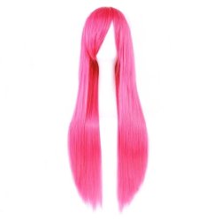 ⭐ Peluca de Kanekalon Lisa 80 Cm Cosplay Cabello largo