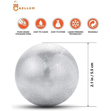 ⭐ Setx2 Bolas Hielo enfriar Whiskey Ice Rocks en Acero Inoxidable