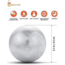 ⭐ Setx2 Bolas Hielo enfriar Whiskey Ice Rocks en Acero Inoxidable