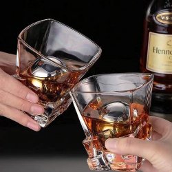 ⭐ Setx2 Bolas Hielo enfriar Whiskey Ice Rocks en Acero Inoxidable
