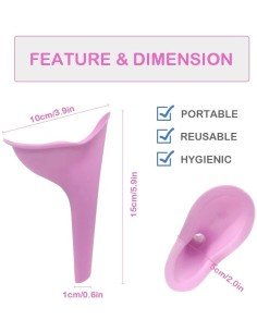 Orinal Para Mujer, Para Orinar Parada. Embudo Estilo Go Girl 2