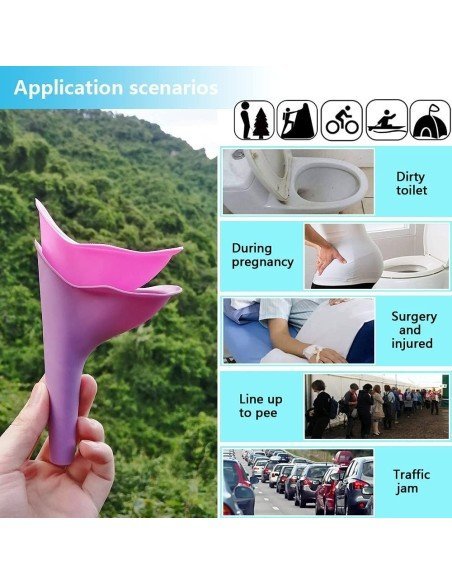 ⭐ Orinal Para Mujer, Para Orinar Parada. Embudo Estilo Go Girl ⭐ Orinal Para Mujer, Para Orinar Parada. Embudo Estilo Go Girl