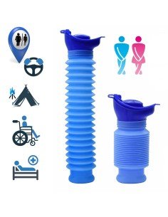 Orinal De Emergencia Plegable 750ml Dama, Adultos, Niños