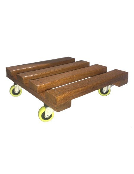 ⭐ Base con Ruedas para Matera soporte Exteriores 35x35cm ⭐ Base con Ruedas para Matera soporte Exteriores 35x35cm
