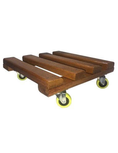 ⭐ Base con Ruedas para Matera soporte Exteriores 35x35cm