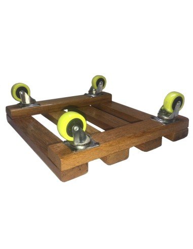 ⭐ Base con Ruedas para Matera soporte Exteriores 35x35cm