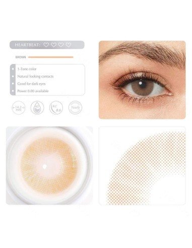 Lentes Queen HidroCor Natural | Apariencia natural