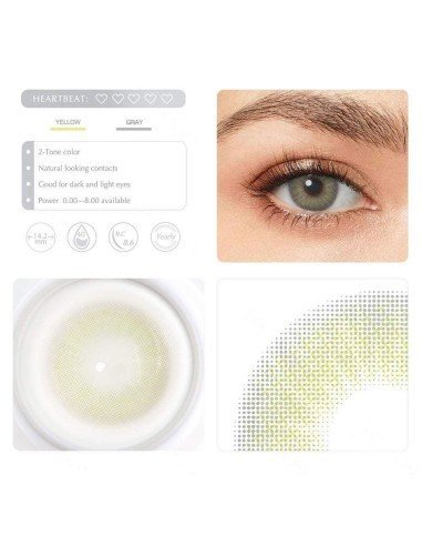 Lentes Queen HidroCor Natural | Apariencia natural
