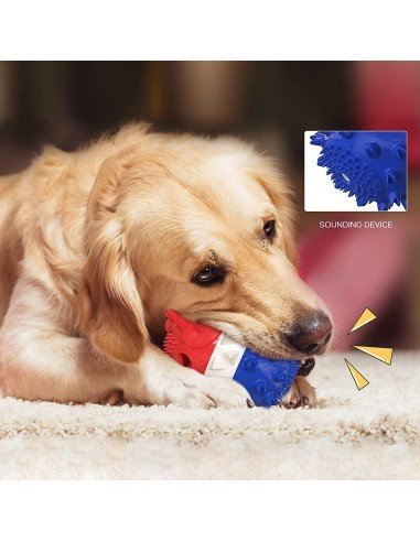 ⭐ Juguete Bola Premio Grande Interactivo Limpia dientes perro agresivo