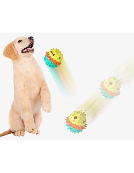 ⭐ Juguete Bola Premio Grande Interactivo Limpia dientes perro agresivo