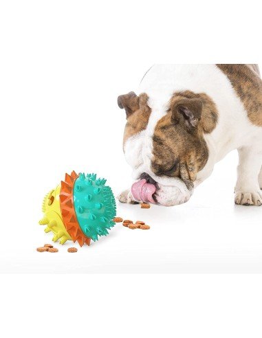 ⭐ Juguete Bola Premio Grande Interactivo Limpia dientes perro agresivo