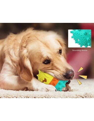 ⭐ Juguete Bola Premio Grande Interactivo Limpia dientes perro agresivo