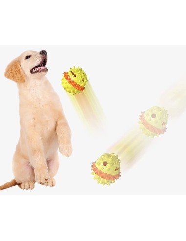 ⭐ Juguete Bola Premio Grande Interactivo Limpia dientes perro agresivo