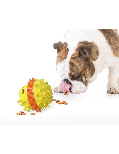 ⭐ Juguete Bola Premio Grande Interactivo Limpia dientes perro agresivo