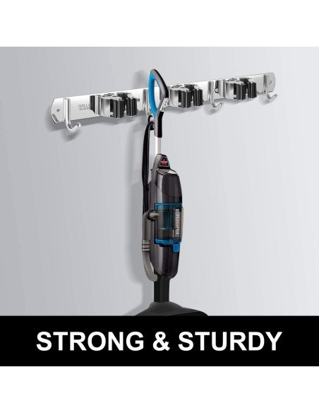 ⭐ Soporte Organizador Escobas Acero Inoxidable Multiusos ⭐ Soporte Organizador Escobas Acero Inoxidable Multiusos