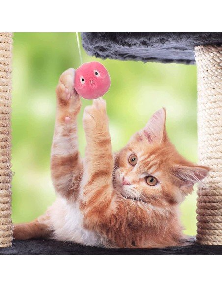 ⭐ Juguete Bola interactiva felpa Sonido Mascota Gato