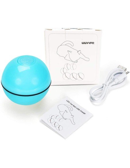 ⭐ Juguete Bolas suave interactiva con sonido Mascota Gato