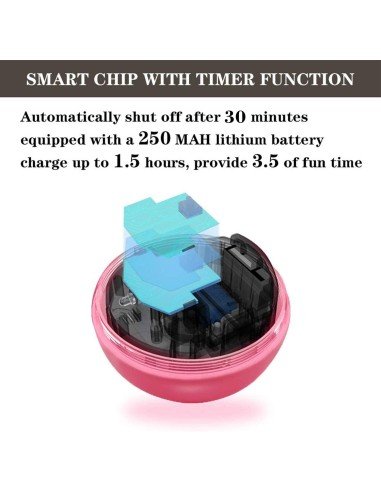 ⭐ Juguete Bolas suave interactiva con sonido Mascota Gato