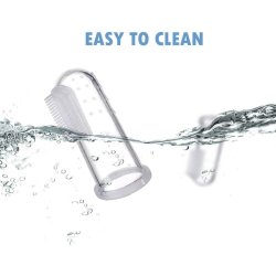 ✨ Setx2 Cepillo Dental Silicona para Mascota dedos