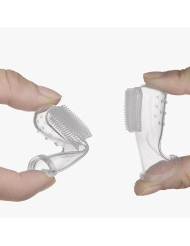 ✨ Setx3 Cepillo dental dedal Silicona para Bebé