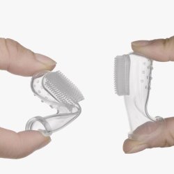 ✨ Setx2 Cepillo Dental Silicona para Mascota dedos